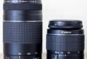 Canon EOS 1300D mit 18-55mm und 75-300mm