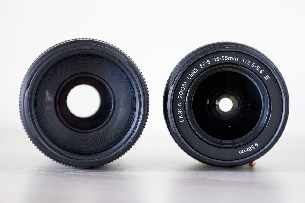 Canon EOS 1300D mit 18-55mm und 75-300mm