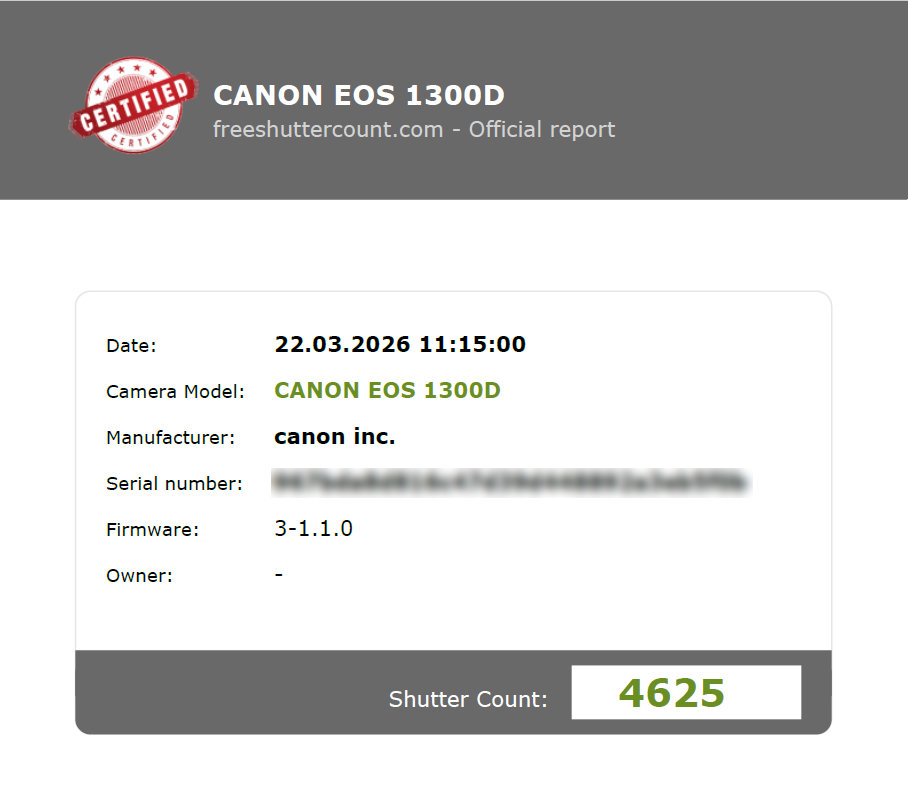 Canon EOS 1300D mit 18-55mm und 75-300mm