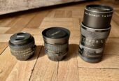 Minolta analog Kamera X-500 + 4 Objektive + Zubehör