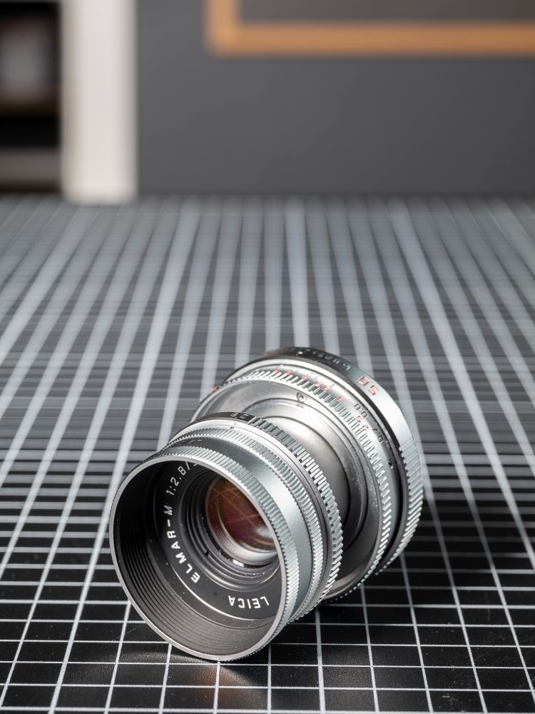 Leica Elmar-M 1:2.8/50 mm silber