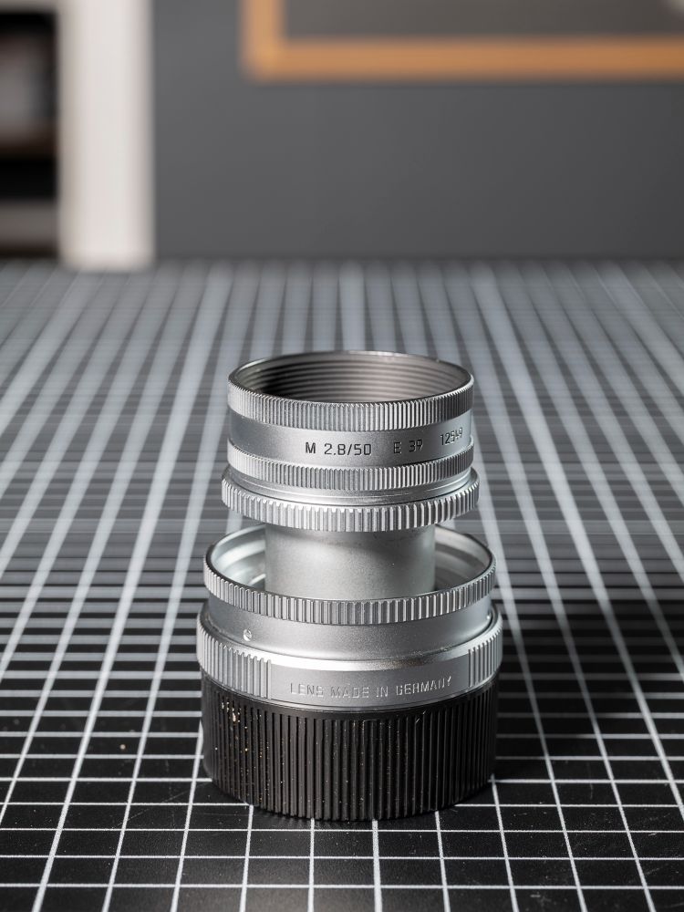 Leica Elmar-M 1:2.8/50 mm silber