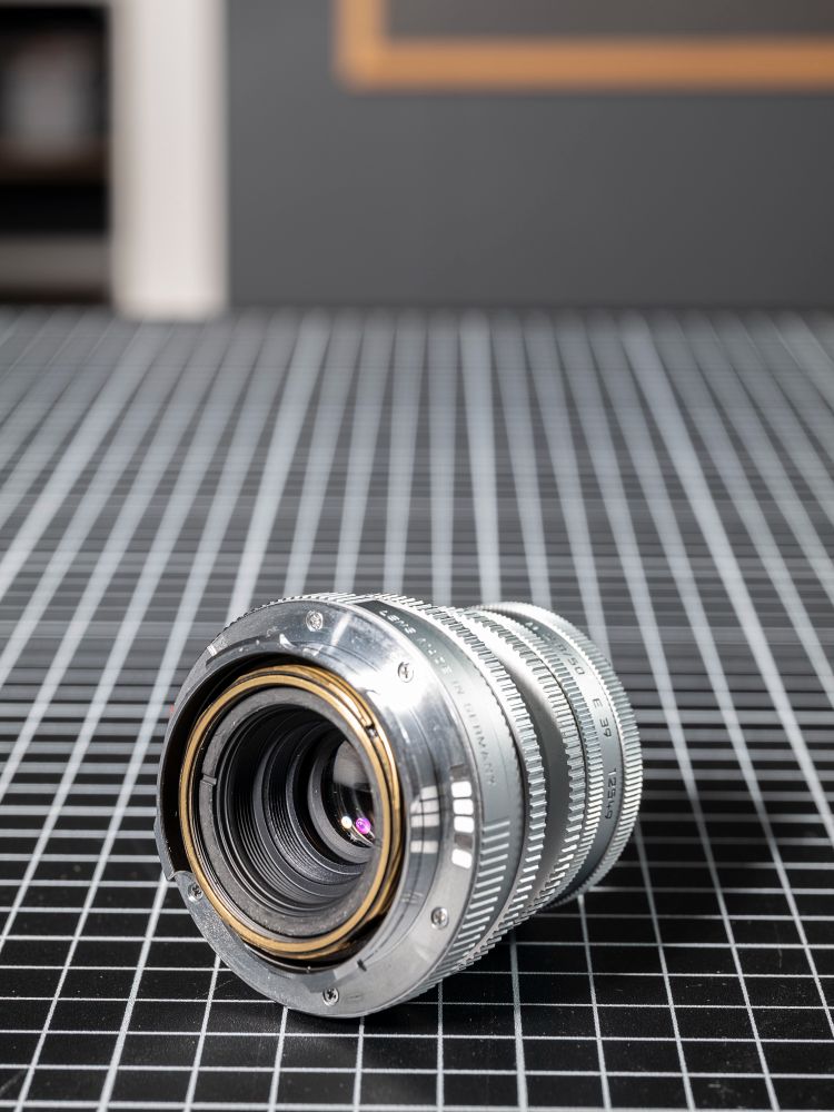 Leica Elmar-M 1:2.8/50 mm silber