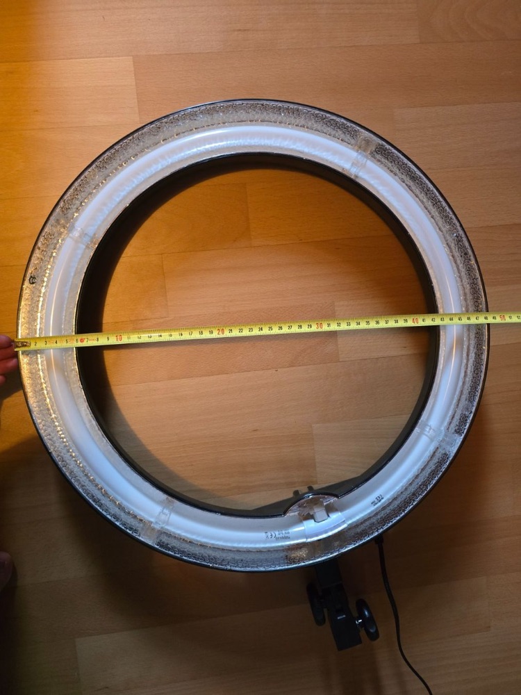 Ringleuchte Walimex, dimmbar – ca 48cm Aussendurchmesser
