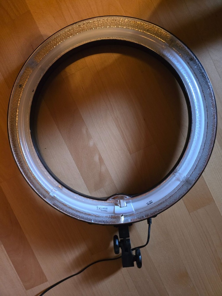 Ringleuchte Walimex, dimmbar – ca 48cm Aussendurchmesser