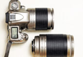 Analog-Nikon F75 fast neuwertig mit 2 Objektiven