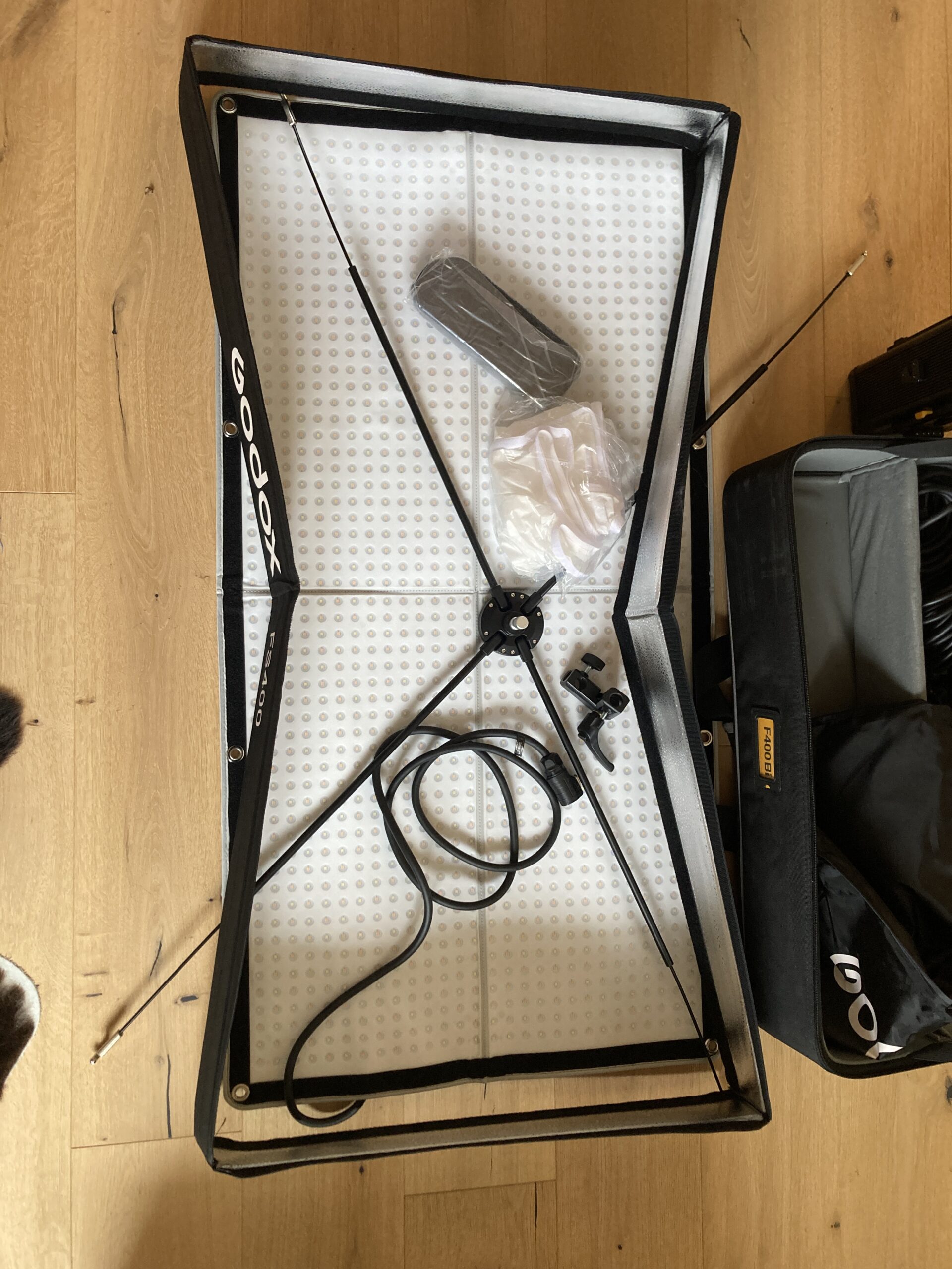 Godox Knowled F400Bi flexibles Bicolor LED Panel 400W, neuwertig