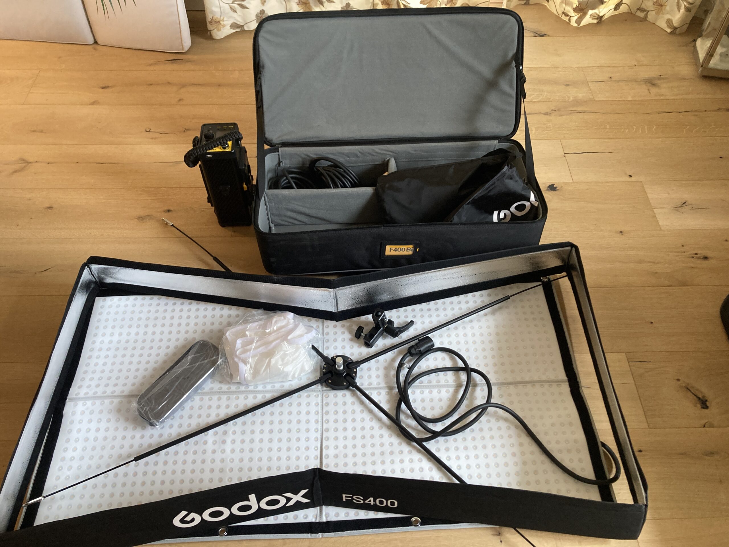 Godox Knowled F400Bi flexibles Bicolor LED Panel 400W, neuwertig