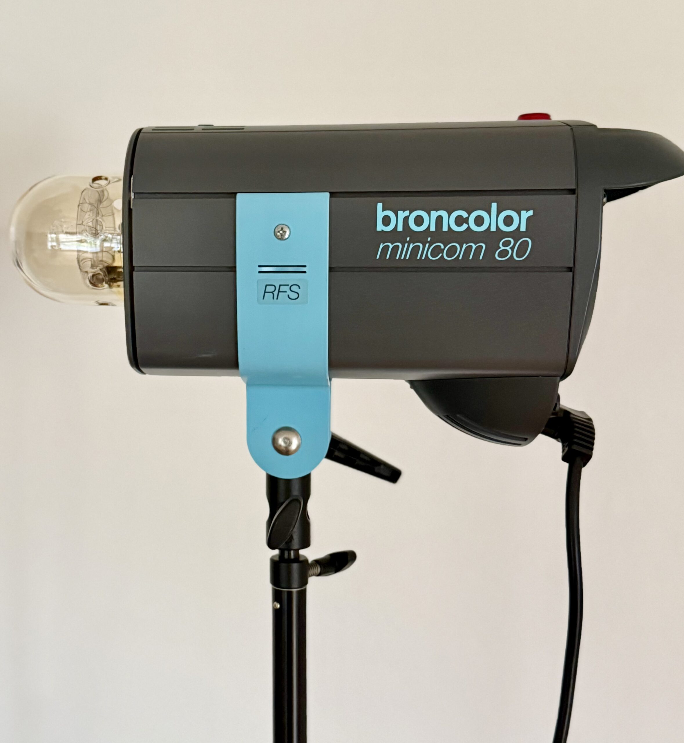 Blitzleuchte Broncolor Minicom 80 mit Zubehör