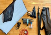 Blitzleuchte Broncolor Minicom 80 mit Zubehör