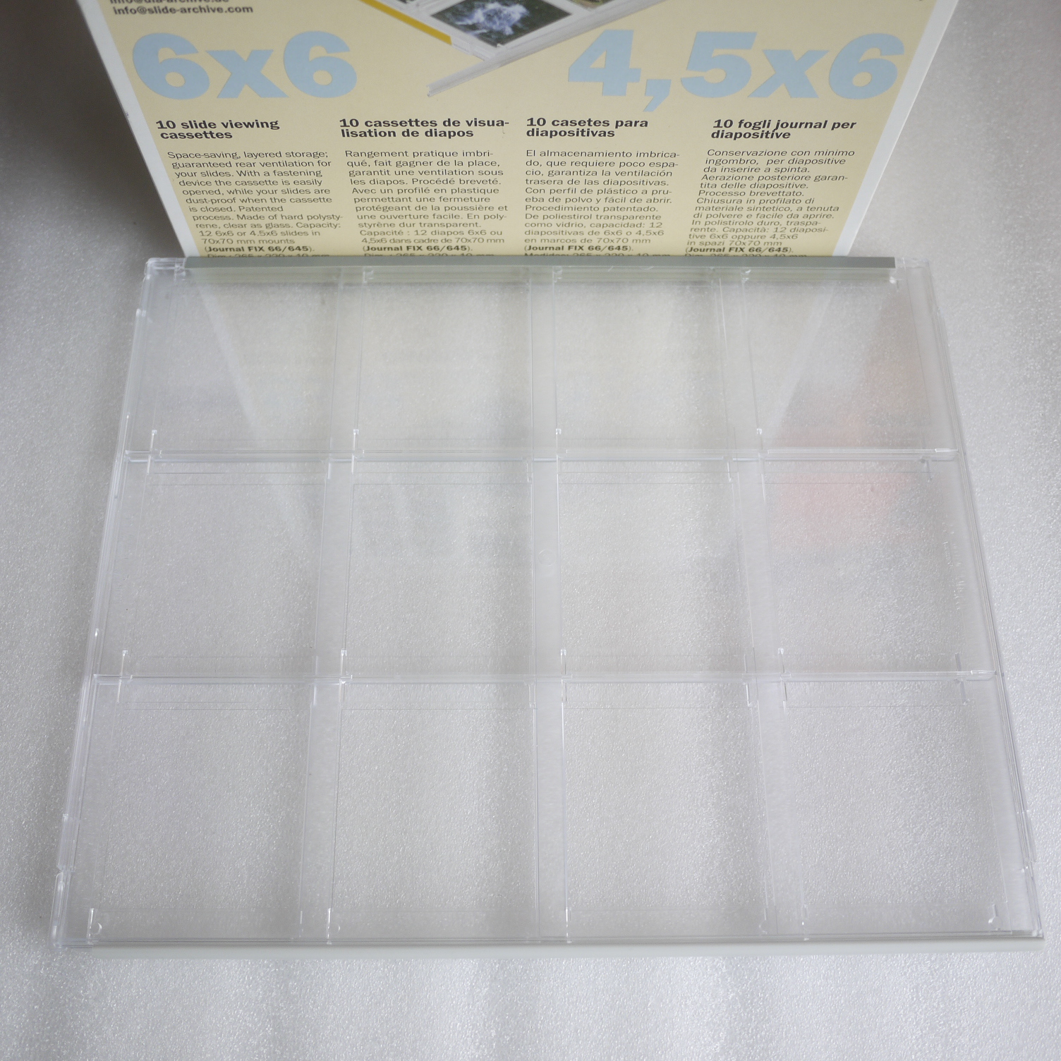 Kunze Journal Dia-Sichtkassetten 6×6 6×4.5 20x Seiten. Neue Ware.